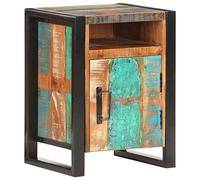 vidaXL Comodino 40x35x55 cm in Legno Massello di Recupero