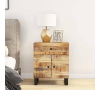 vidaXL Comodino 50x33x60cm Legno Massello di Mango e Legno Multistrato