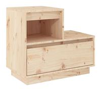 VIDAXL - Comodino 60x34x51 Cm In Legno Massello Di Pino - SPEDIZIONE GRATUITA