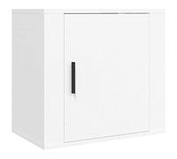 vidaXL Comodino a Muro Bianco 50x30x47 cm