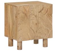 vidaXL Comodino a muro fatto a mano Marrone Teak 40 x 30 x 45 cm