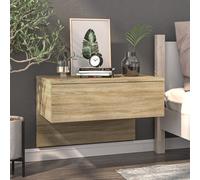 vidaXL Comodino a Muro Rovere Sonoma
