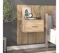 vidaXL Comodino a Parete Rovere Sonoma