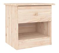 vidaXL Comodino Alta 41x35x41 cm in Legno Massello di Pino