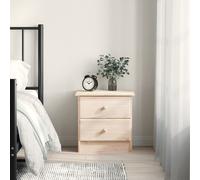 vidaXL Comodino ALTA 41x35x41 cm in Legno Massello di Pino