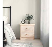 vidaXL Comodino ALTA 43x35x40,5 cm in Legno Massello di Pino