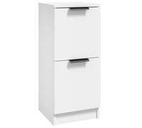 vidaXL Credenza Bianca 30x30x70 cm in Legno Multistrato