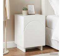vidaXL Comodino Bianco 33,5 x 34,5 x 50 cm Legno ingegnerizzato