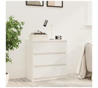VIDAXL - Comodino Bianco 60x36x64 Cm In Legno Massello Di Pino