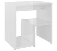 vidaXL Comodino Bianco Lucido 40x30x40 cm in Legno Multistrato