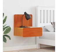 vidaXL Comodino Cera marrone 44 x 32.5 x 40 cm Legno di pino massello