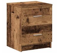 vidaXL Comodino con 2 Cassetti Legno Antico 40x36x50 cm, tavolino da Notte, tavolino, Arredamento per Camera da Letto, Comodino per Camera da Letto