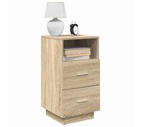 vidaXL Comodino con 2 Cassetti Rovere Sonoma 36x36x68 cm