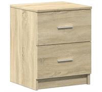 vidaXL Comodino con 2 Cassetti Rovere Sonoma 40x36x50 cm, tavolino da Notte, tavolino, Arredamento per Camera da Letto, Comodino per Camera da Letto