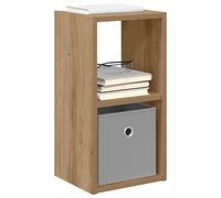 vidaXL Comodino con cassetto 2 pezzi in rovere artistico 25,5 x 22 x 49,5 cm, comodino rettangolare dal design moderno, materiale resistente, spazio sufficiente per tutti i tuoi oggetti e decorazioni