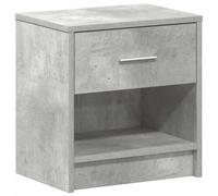 vidaXL Comodino con Cassetto Grigio Cemento 39x28x41 cm, tavolino da Notte, tavolino, Arredamento per Camera da Letto, Comodino per Camera da Letto