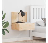 vidaXL Comodino da Parete con cassetto 2 pcs Marrone 42 x 32.5 x 40 cm