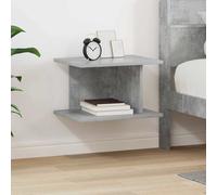 vidaXL Comodino Grigio cemento 40 x 30 x 25 cm Legno ingegnerizzato