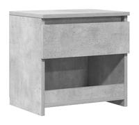vidaXL Comodino Grigio Cemento 40x30x39 cm in Legno Multistrato
