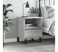 vidaXL Comodino Grigio Sonoma 40x35x50 cm in Legno Multistrato