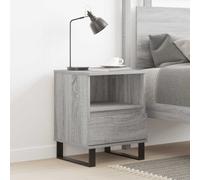 vidaXL Comodino Grigio Sonoma 40x35x50 cm in Legno Multistrato