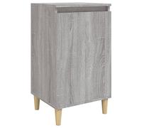 vidaXL Comodino Grigio Sonoma 40x35x70 cm in Legno Multistrato