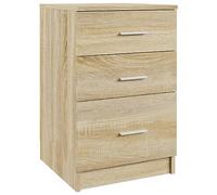 vidaXL Comodino Rovere Sonoma 40x40x63 cm in Legno Multistrato
