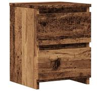 vidaXL Comodino Legno Antico 30x30x40 cm in Legno Multistrato