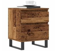 vidaXL Comodino Legno Antico 40x35x50 cm in Legno Multistrato