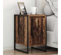 vidaXL Comodino Legno vecchio 39,5 x 30 x 50 cm Legno multistrato