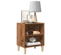 vidaXL Comodino Legno Vecchio 40x30x50 cm in Legno Multistrato