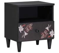 vidaXL Comodino Marrone 40 x 33 x 46 cm Legno di mango massello