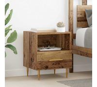 vidaXL Comodino Marrone 40 x 35 x 47,5 cm Legno multistrato