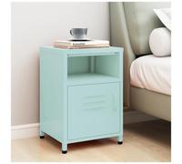 VIDAXL - Comodino Menta 35x35x51 Cm In Acciaio - SPEDIZIONE GRATUITA