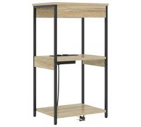 vidaXL Comodino Moderno con Ripostiglio per Camera da Letto, Compatto e Funzionale, stile Minimalista, per Spazio Notte.