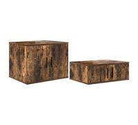 vidaXL Armadio Rovere fumo 103 x 41 x 40 cm Legno multistrato