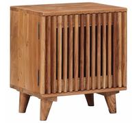 vidaXL Comodino naturale 40 x 30 x 45 cm, decorazione camera da letto, forme rettangolari, mobili moderni, materiali durevoli, spazi confortevoli per un ritiro ideale