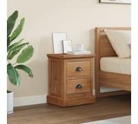 vidaXL Comodino Naturale 40 x 30 x 50 cm Legno di teak solido