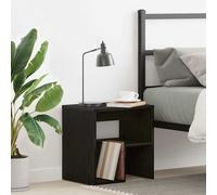 vidaXL Armadio da Notte Rovere nero 40 x 30 x 40 cm Legno multistrato