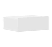 vidaXL Comodino Pensile Bianco 40x30x15 cm in Legno Multistrato