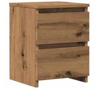 vidaXL Comodino Rovere Artigianale 30x30x40 cm in Legno Multistrato