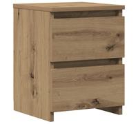 vidaXL Comodino Rovere Artigianale 30x30x40 cm in Legno Multistrato