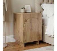 vidaXL Armadio da Notte Rovere Artigianale 33,5 x 34,5 x 50 cm