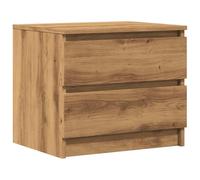 vidaXL Comodino Rovere Artigianale 50x40x43.5 cm in Legno Multistrato, Mobile, mobili per Camera da Letto, tavolino, mobiletto Laterale