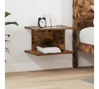 vidaXL Comodino Rovere fumé 40 x 30 x 25 cm Legno ingegnerizzato