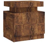 VIDAXL - Comodino Rovere Fumo 45x35x52 cm in Legno Multistrato