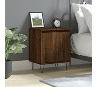 vidaXL Comodino Rovere Marrone 40x30x50 cm in Legno Multistrato