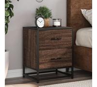 vidaXL Comodino Rovere Marrone 40x31x50 cm in Truciolato