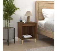 vidaXL Comodino Rovere Marrone 40x35x50 cm