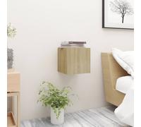 VIDAXL - Comodino Rovere Sonoma 30,5x30x30 cm in Truciolato - SPEDIZIONE GRATUITA